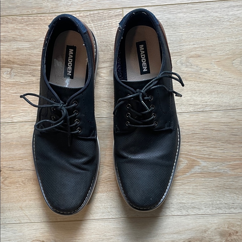 Steve Madden Black Men's Oxfords